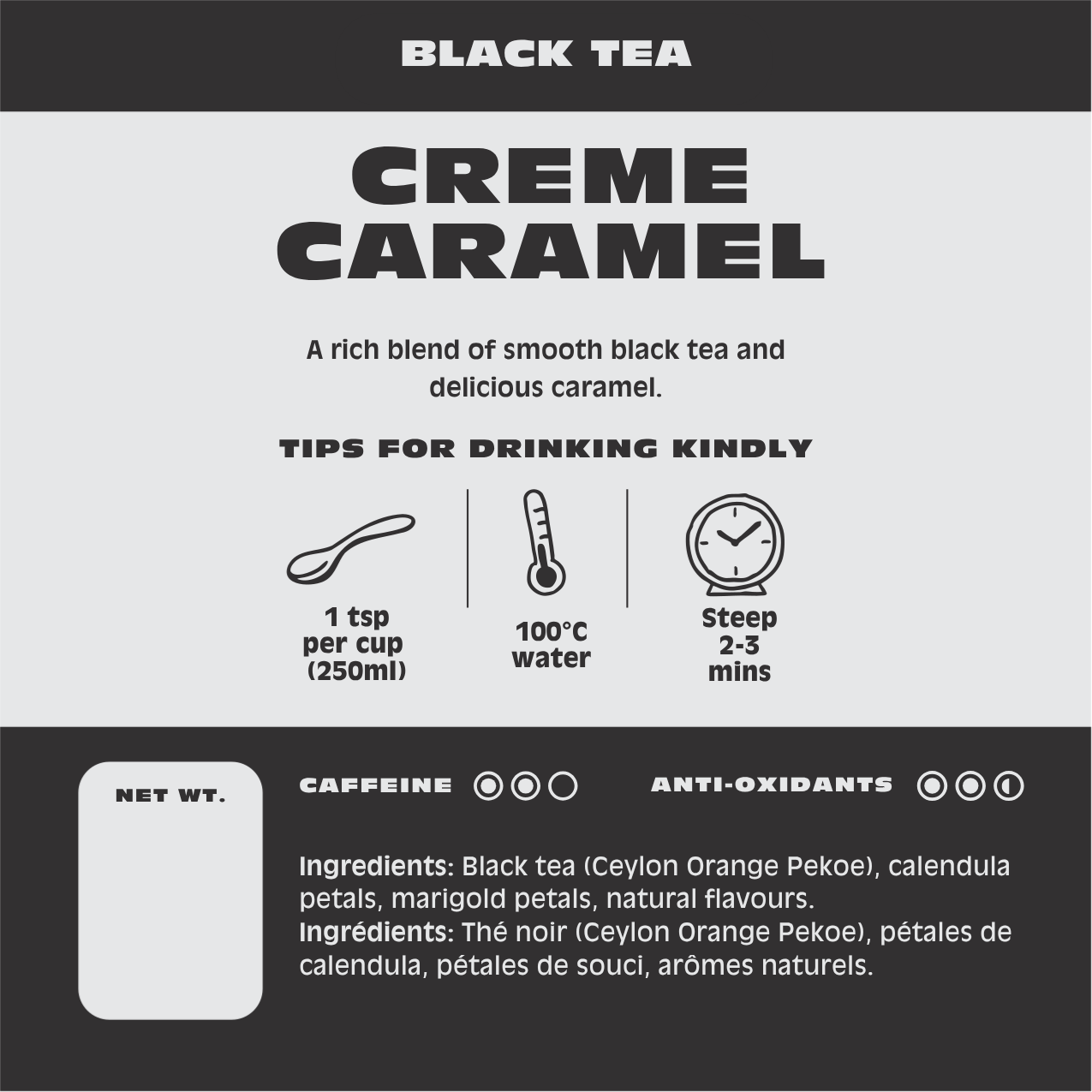 Creme Caramel - Black Tea